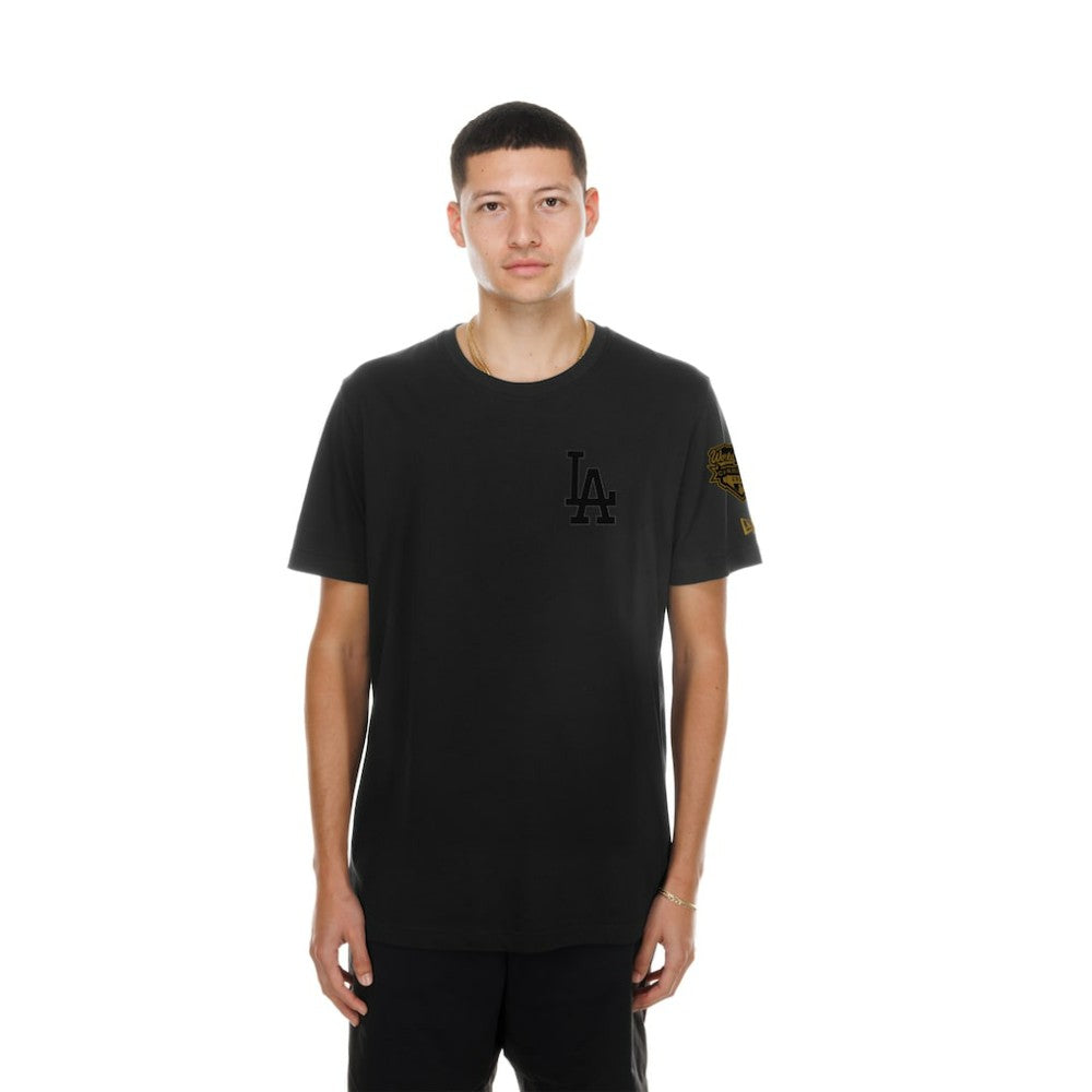 Los Angeles Dodgers New Era 2026 Gold Collection Logo & Patch T-Shirt | MLB Sale
