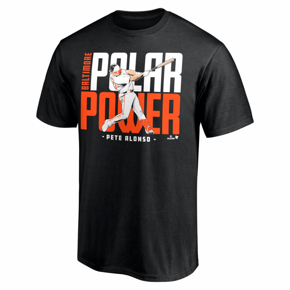 Pete Alonso Baltimore Orioles BreakingT Unisex Polar Power T-Shirt | MLB US