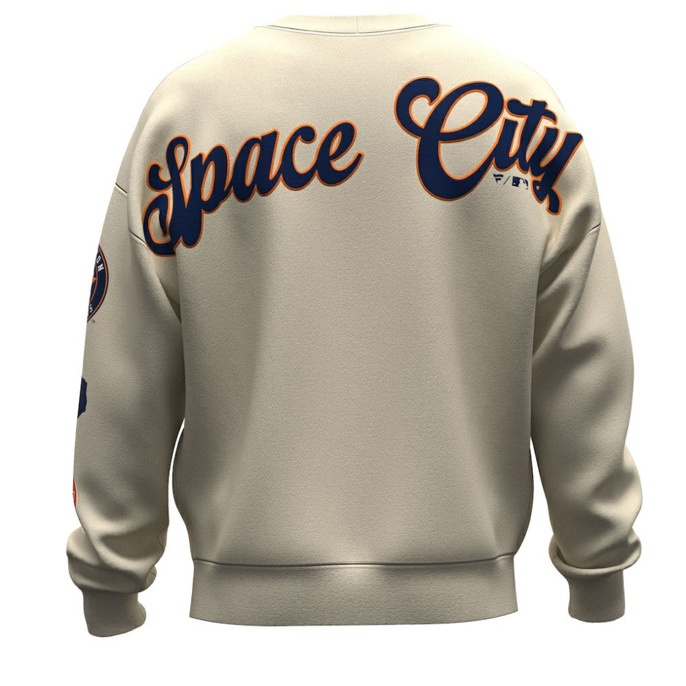 Houston Astros Fanatics Unisex Spirit Jersey Fleece Crewneck Pennant Sweatshirt | MLB For sale