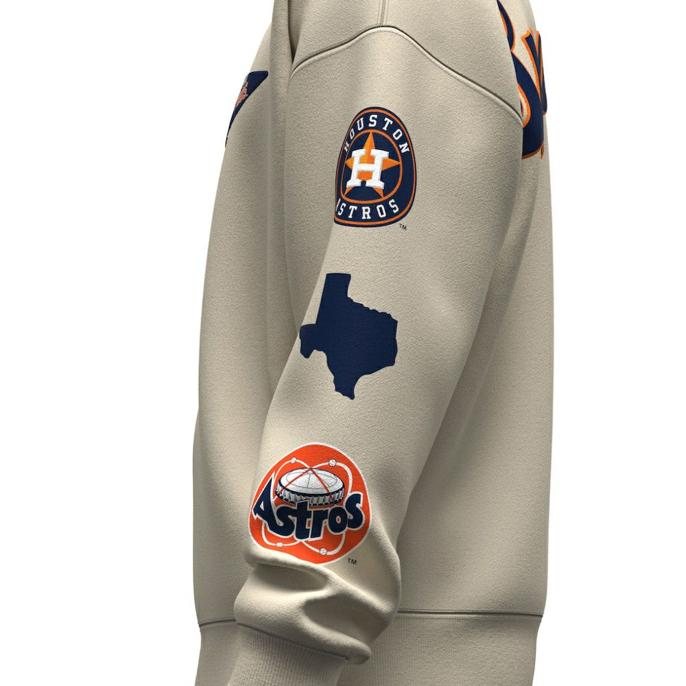 Houston Astros Fanatics Unisex Spirit Jersey Fleece Crewneck Pennant Sweatshirt | MLB For sale