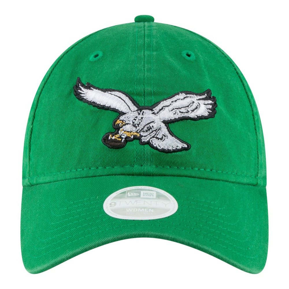 Philadelphia Eagles New Era Women's Throwback 9TWENTY Adjustable Hat