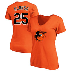 Pete Alonso Baltimore Orioles Profile Women's Plus Size Name & Number V-Neck T-Shirt | MLB Discount
