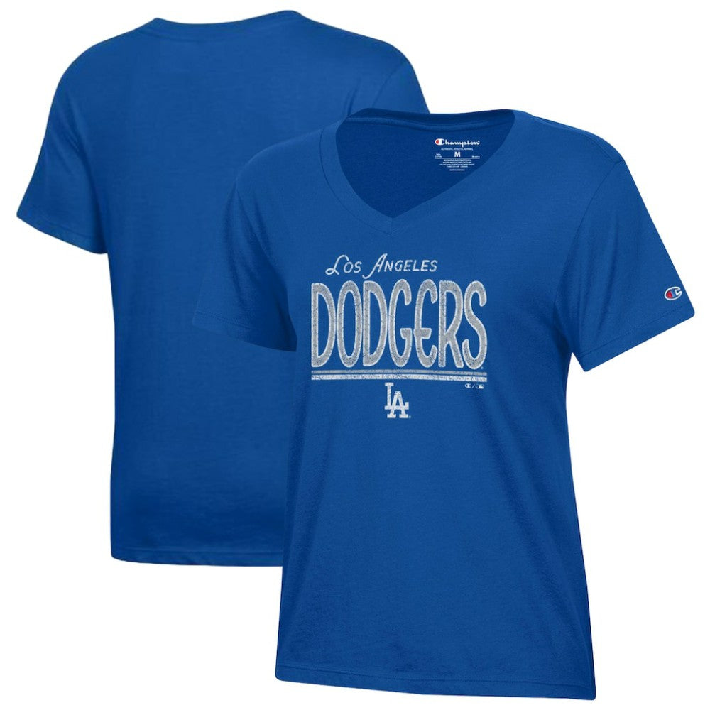 Los Angeles Dodgers Champion Women's Core V-Neck T-Shirt | MLB New