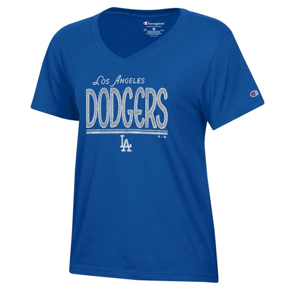 Los Angeles Dodgers Champion Women's Core V-Neck T-Shirt | MLB New