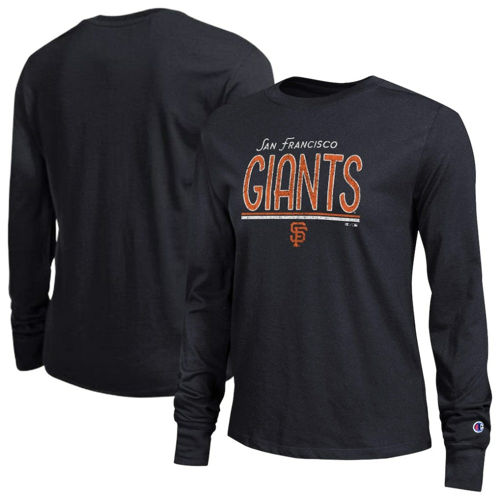 San Francisco Giants Champion Women's Long Sleeve T-Shirt | MLB New