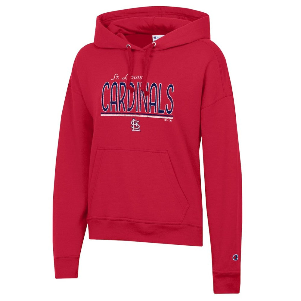 St. Louis Cardinals Champion Women's Vintage Powerblend Hoodie | MLB Discount
