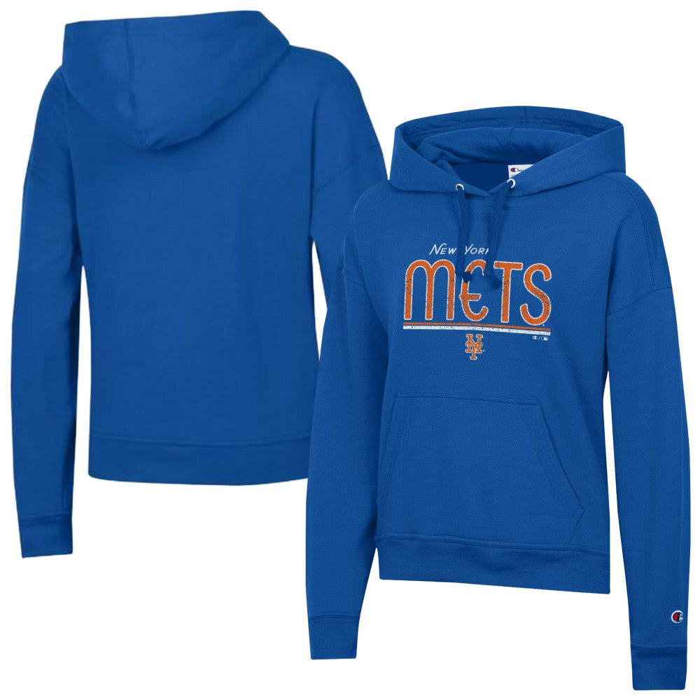 New York Mets Champion Women's Vintage Powerblend Hoodie | MLB Near me