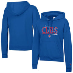 Chicago Cubs Champion Women's Vintage Powerblend Hoodie | MLB Discount