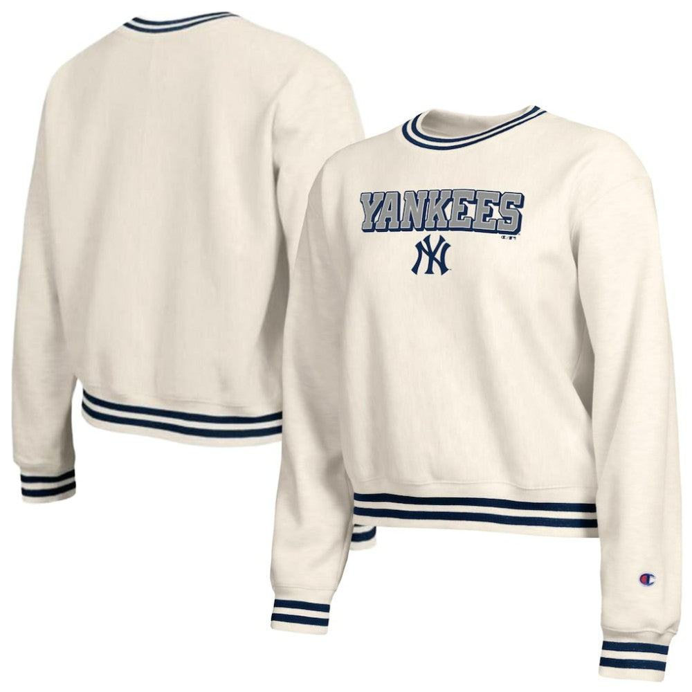 New York Yankees Champion Women's Reverse Weave Sweatshirt | MLB Online