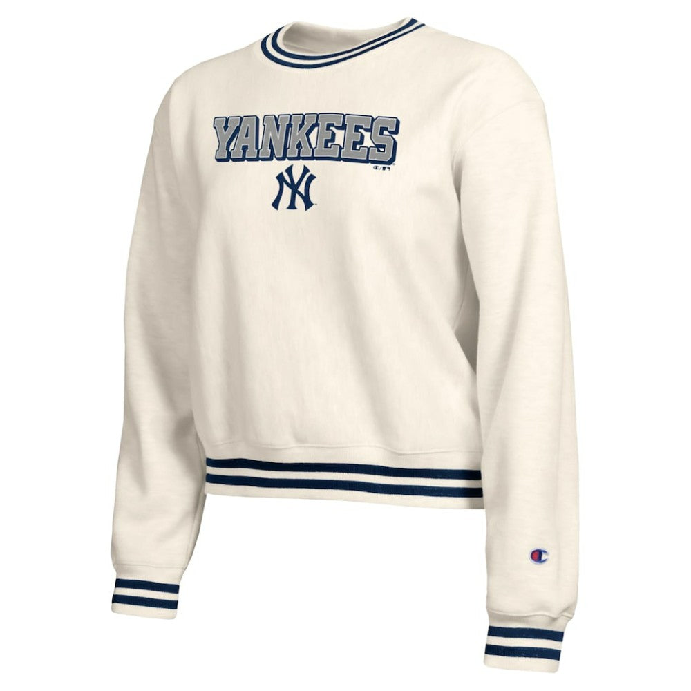 New York Yankees Champion Women's Reverse Weave Sweatshirt | MLB Online
