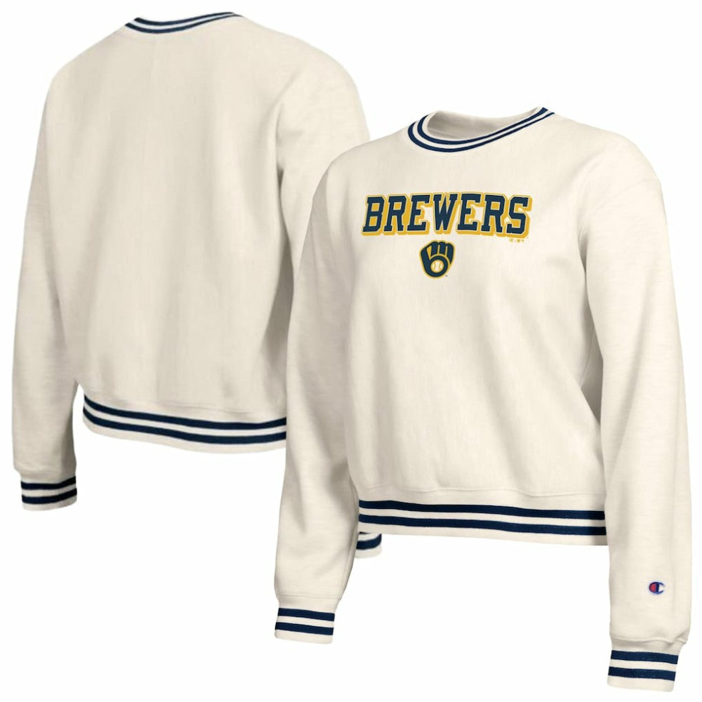 Milwaukee Brewers Champion Women's Reverse Weave Sweatshirt | MLB Online