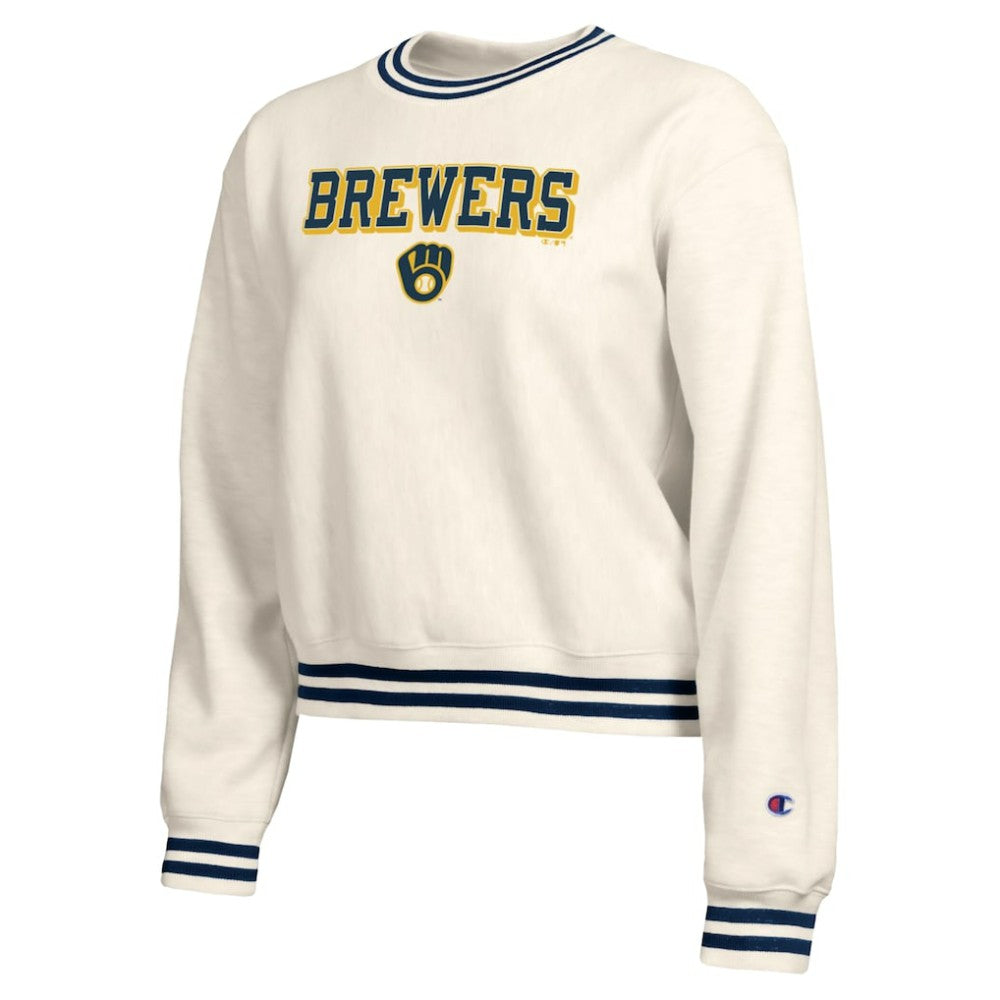 Milwaukee Brewers Champion Women's Reverse Weave Sweatshirt | MLB Online