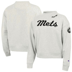 New York Mets Champion Women's Triumph Tri-Blend Sweatshirt | MLB Outlet