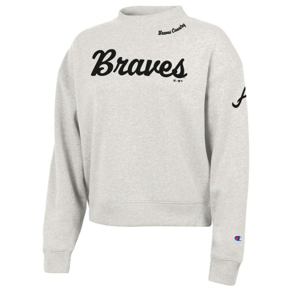 Atlanta Braves Champion Women's Triumph Tri-Blend Sweatshirt | MLB Sale