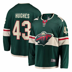 Quinn Hughes Minnesota Wild Fanatics Home Breakaway Jersey Online
