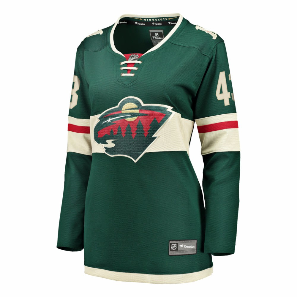 Quinn Hughes Minnesota Wild Fanatics Women's Home Breakaway Jersey Outlet