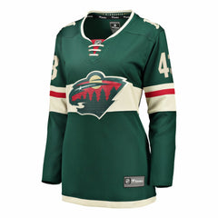 Quinn Hughes Minnesota Wild Fanatics Women's Home Breakaway Jersey Outlet