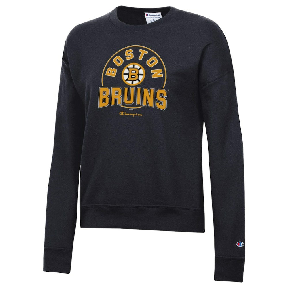 Boston Bruins Champion Women's Powerblend Fleece Sweatshirt For Sale