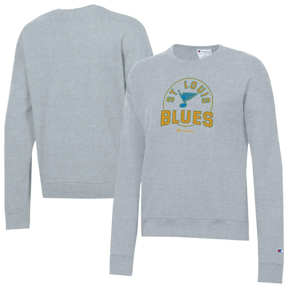 St. Louis Blues Champion Women's Powerblend Fleece Sweatshirt Outlet