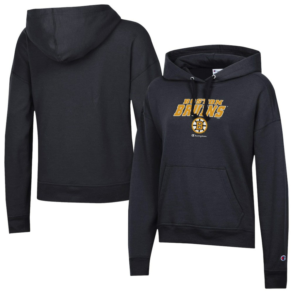 Boston Bruins Champion Women's Powerblend Fleece Hoodie Discount