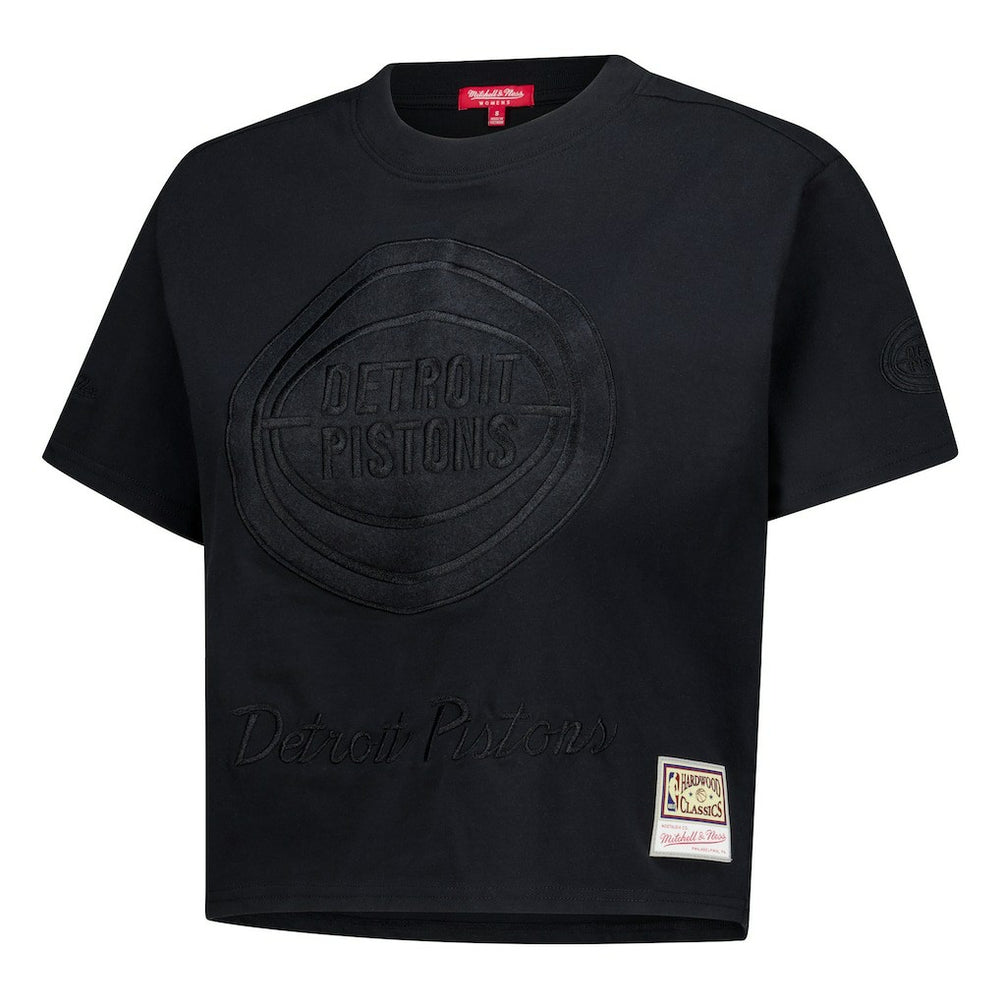 Detroit Pistons Women's Phantom Cropped T-Shirt sale On Sale