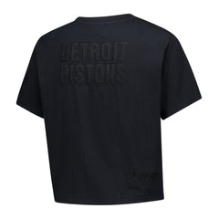Detroit Pistons Women's Phantom Cropped T-Shirt sale On Sale