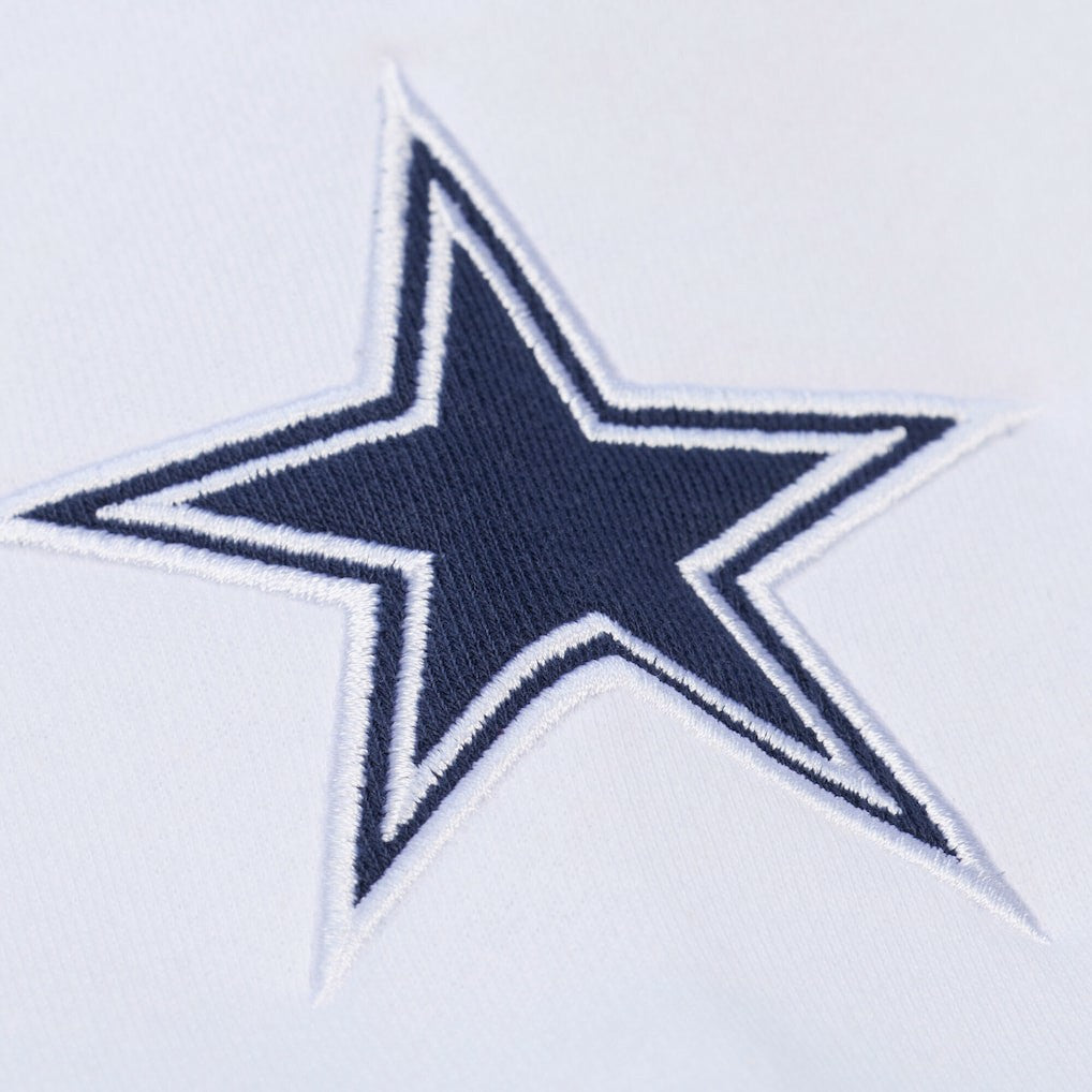 Dallas Cowboys Mitchell & Ness White Out Fleece Sweatshirt