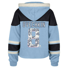 Alexander Ovechkin Washington Capitals '47 Women's Cherry Blossom Superior Lacer Cropped Pullover Hoodie Online