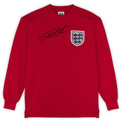 Sir Geoff Hurst England National Team Autographed 1966 Score Draw Jersey Icons
