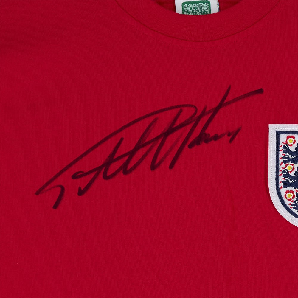 Sir Geoff Hurst England National Team Autographed 1966 Score Draw Jersey Icons
