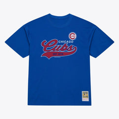 Chicago Cubs Mitchell & Ness Script Sweep Arch T-Shirt | MLB Sale