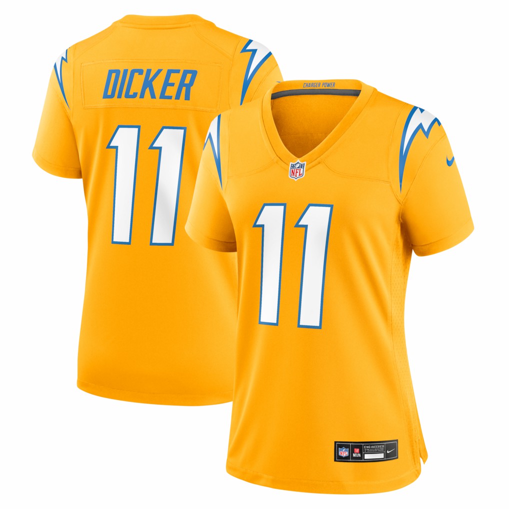 Los Angeles Chargers Nike Cameron Dicker  Women's Alternate Game Jersey