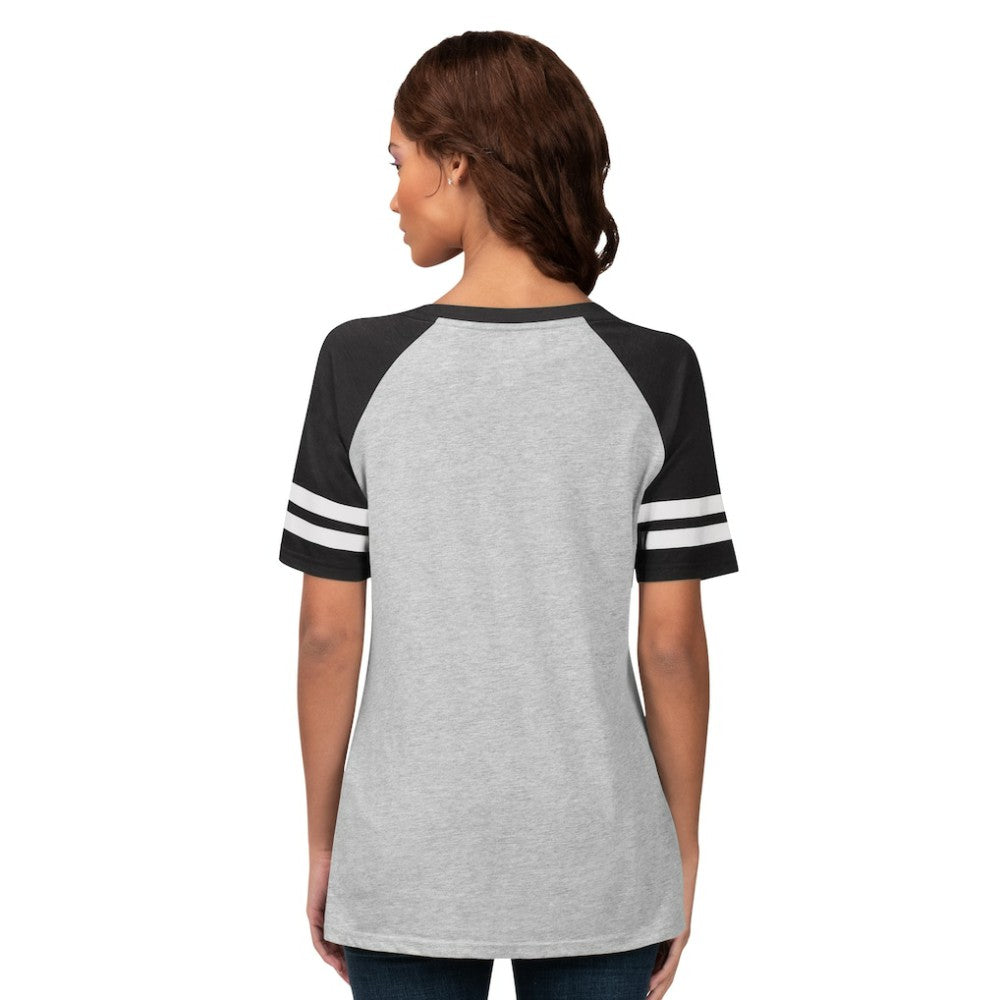 San Diego Padres G-III 4Her by Carl Banks Women's Goal Line Raglan V-Neck T-Shirt | MLB Near me