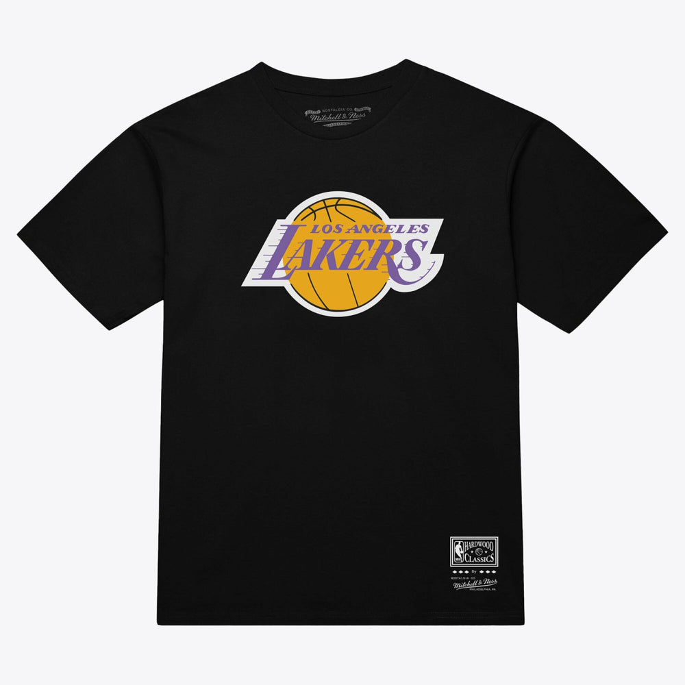Los Angeles Lakers Unisex Hardwood Classics Arch T-Shirt For Sale