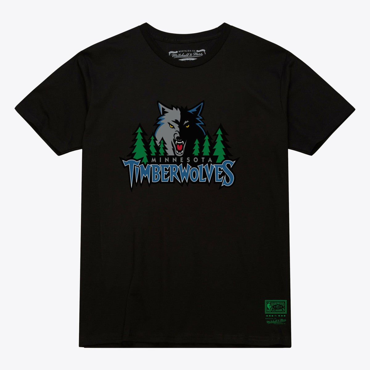 Minnesota Timberwolves Unisex Hardwood Classics Arch T-Shirt On Sale