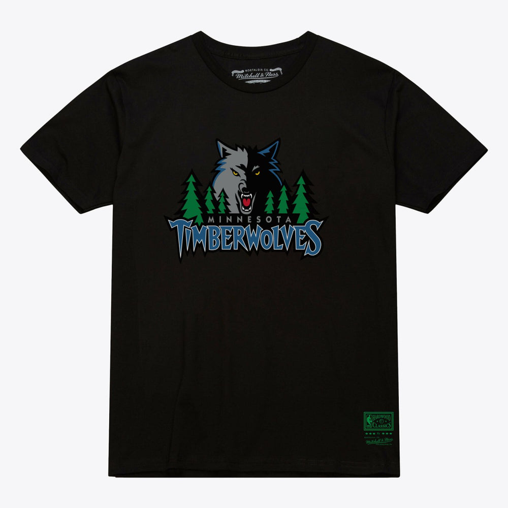 Minnesota Timberwolves Unisex Hardwood Classics Arch T-Shirt On Sale