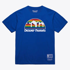 Denver Nuggets Unisex Hardwood Classics Basic Logo Arch T-Shirt sale Outlet