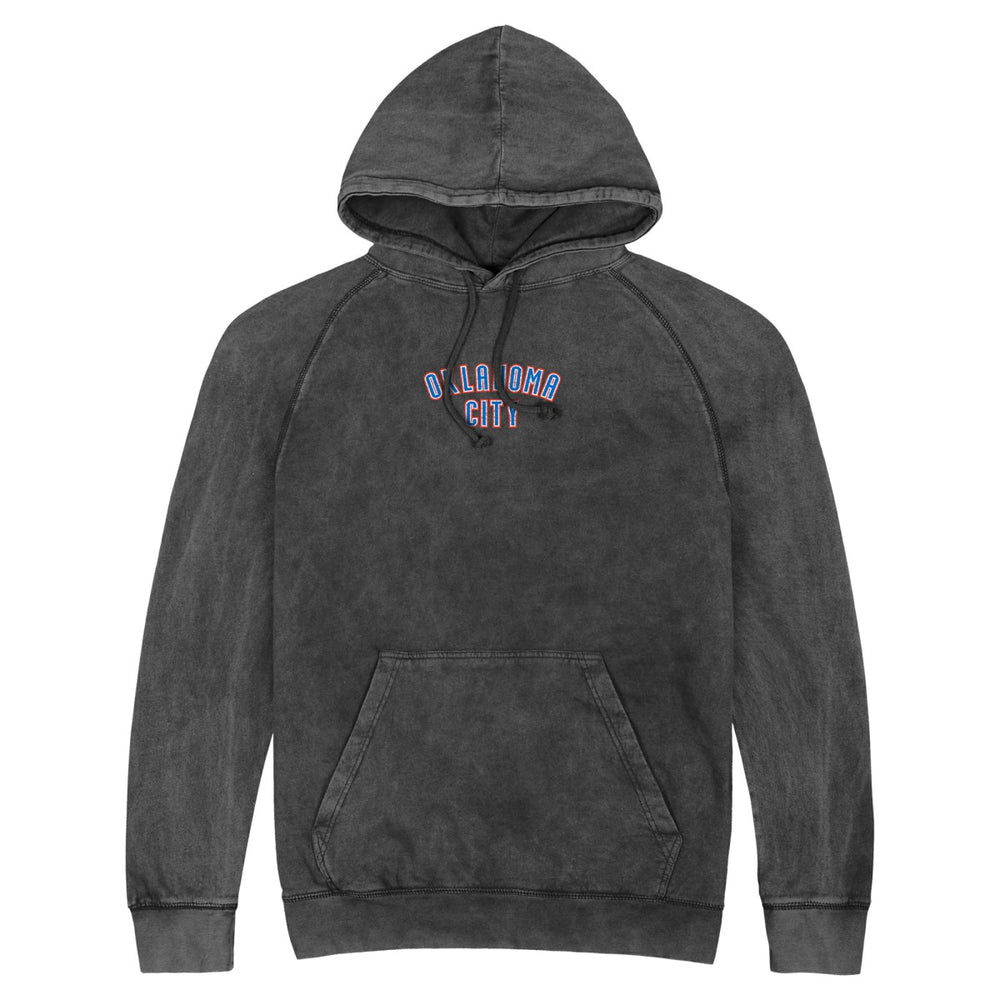 Oklahoma City Thunder Stadium Essentials Unisex Get Back Vintage Raglan Hoodie Discount