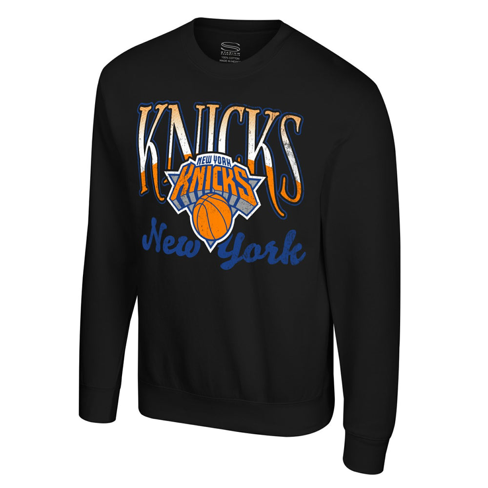 New York Knicks Stadium Essentials Unisex Sky High Fleece Sweatshirt Discount
