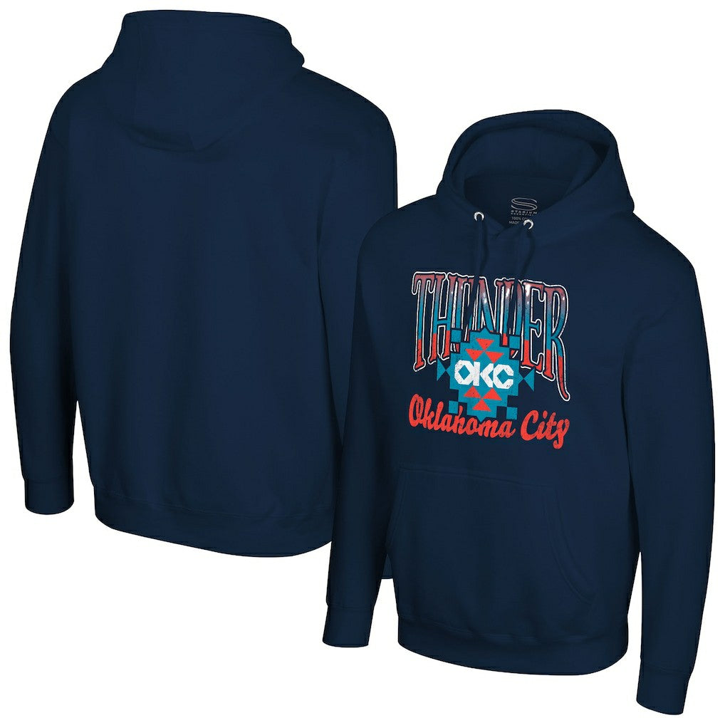 Oklahoma City Thunder Stadium Essentials Unisex Sky High Hoodie Outlet