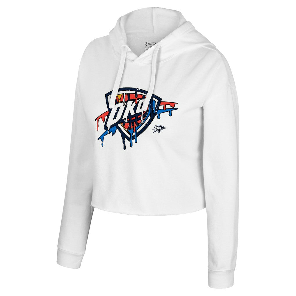 Oklahoma City Thunder Stadium Essentials Women's Ice Cream Cropped Hoodie Online