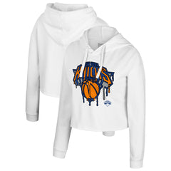 New York Knicks Stadium Essentials Women's Ice Cream Cropped Hoodie Discount