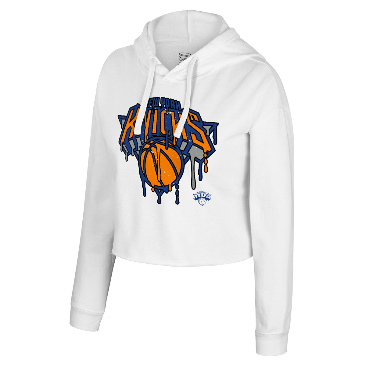 New York Knicks Stadium Essentials Women's Ice Cream Cropped Hoodie Discount