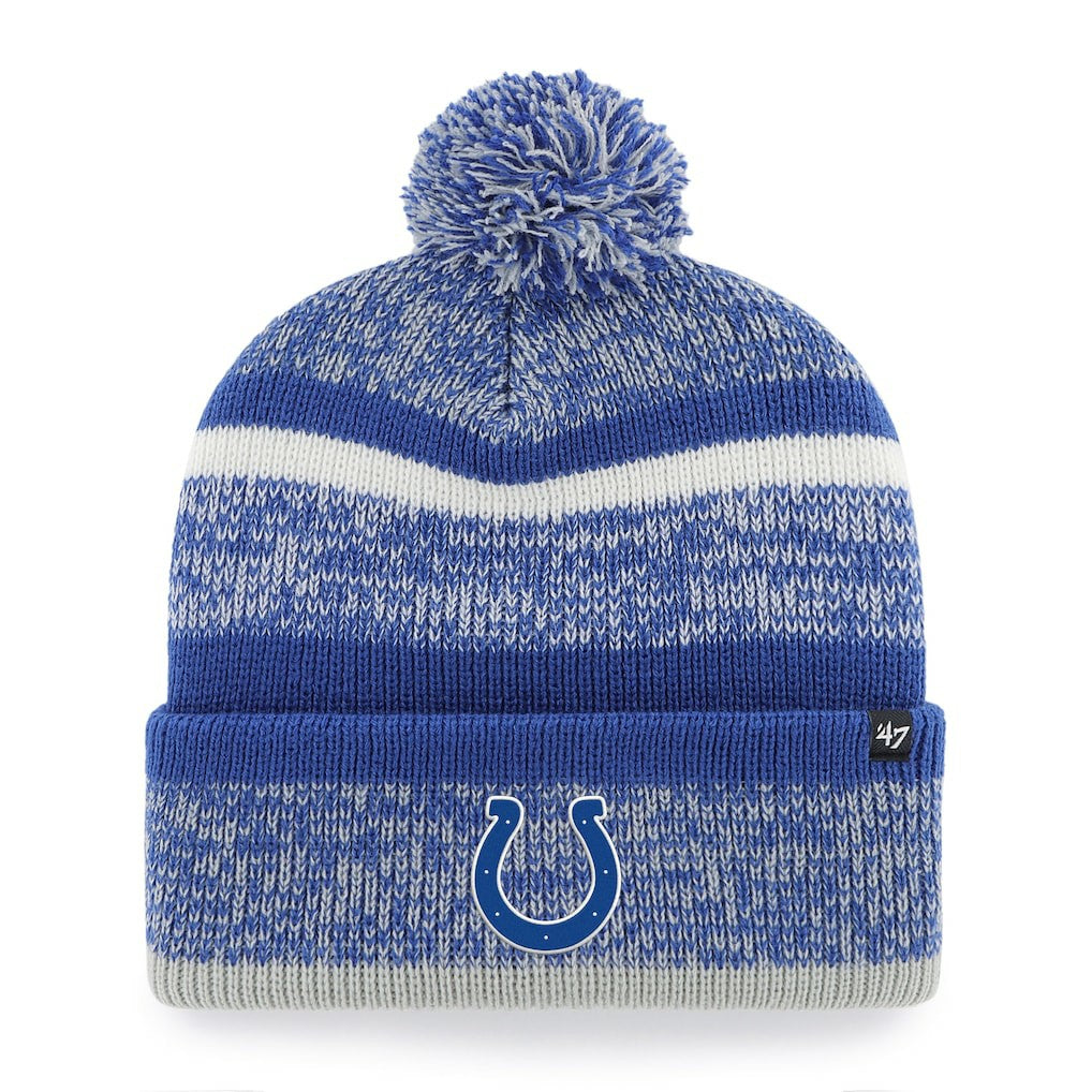 Indianapolis Colts 47 brand '47 Northward Cuffed Knit Hat with Pom