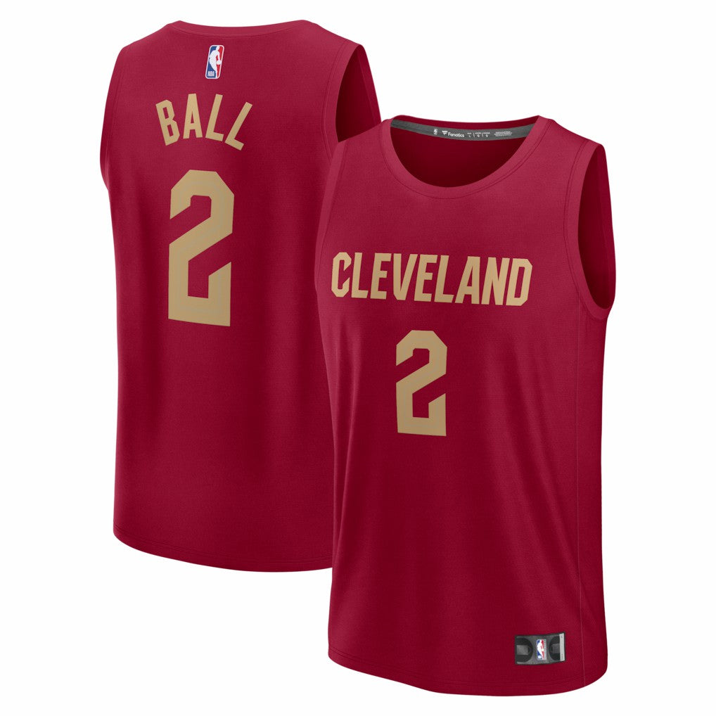 Lonzo Ball Cleveland Cavaliers Fast Break Replica Jersey sale On Sale