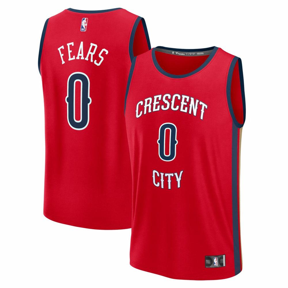 Jeremiah Fears New Orleans Pelicans Fast Break Replica Player Jersey Discount