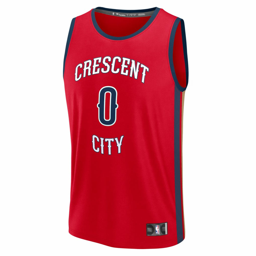 Jeremiah Fears New Orleans Pelicans Fast Break Replica Player Jersey Discount