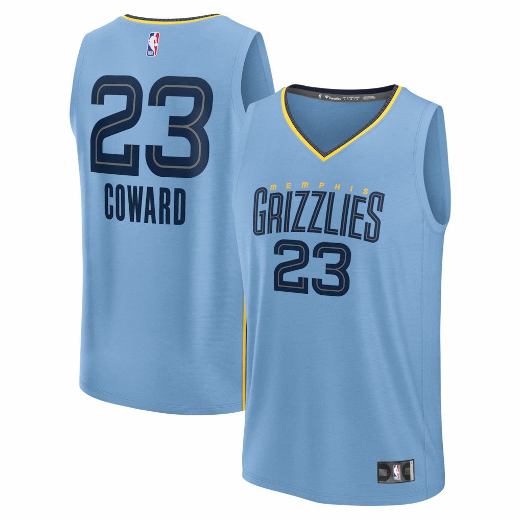 Cedric Coward Memphis Grizzlies Fast Break Replica Player Jersey New