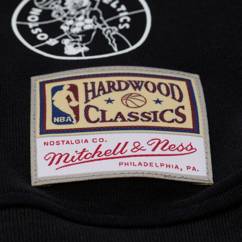 Boston Celtics Women's Hardwood Classics Script Lightweight Sweatshirt New