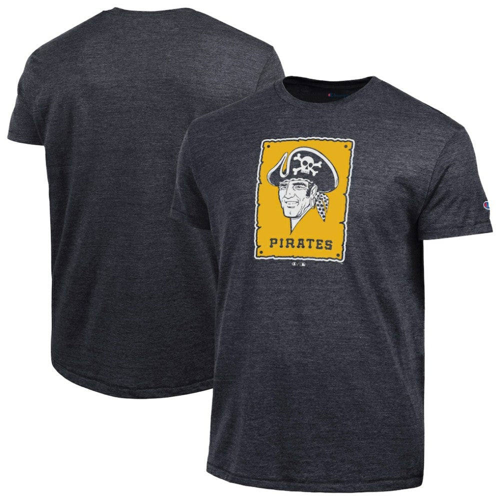Pittsburgh Pirates Champion Cooperstown Logo Tri-Blend T-Shirt | MLB Shop